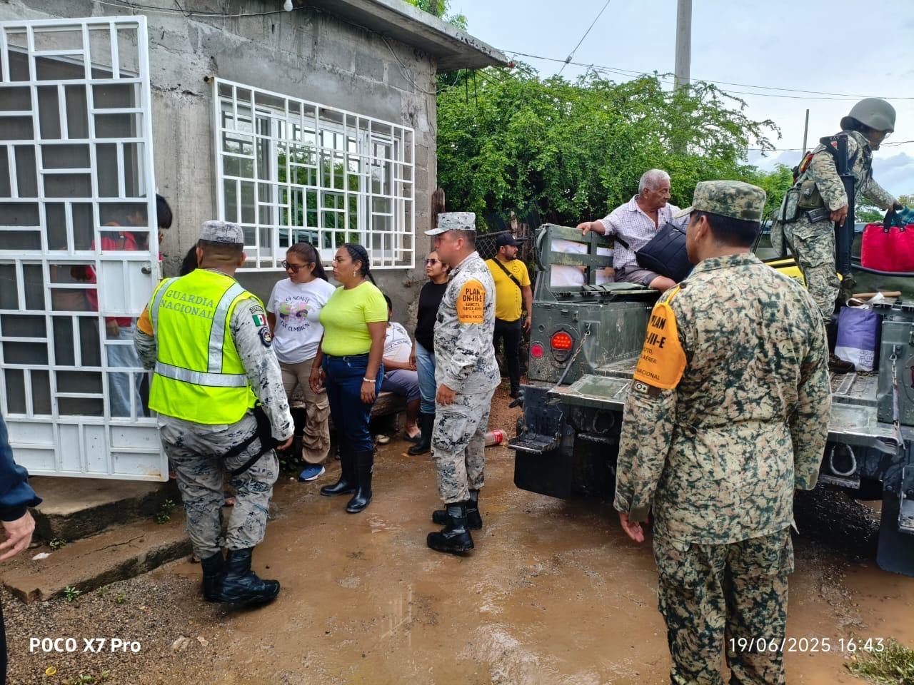 EJÉRCITO Y GN MOVILIZAN A 33,567 ELEMENTOS PARA APOYAR A LA POBLACIÓN ANTE LOS EFECTOS DEL HURACÁN “ERICK”
