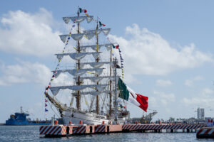 BUQUE ESCUELA CUAUHTÉMOC REGRESA A VERACRUZ